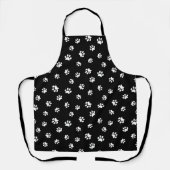 Tablier Motif Empreintes de Patte Blanches Mignonnes (Recto)