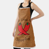 Tablier motif en cuir Chili Cook Off Champion (Insitu)