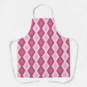 Tablier Motif en diamant rose (Recto)