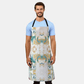 Tablier Motif en marbre coloré (Porté)