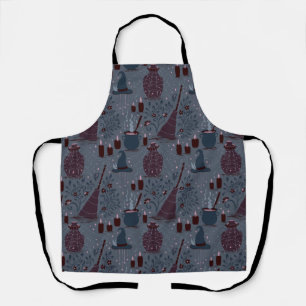 Tablier Motif ensorcelant de Halloween sous la lune