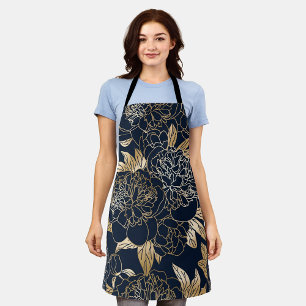 Tablier Motif esthétique Floral sans couture