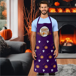 Tablier Motif et message Halloween