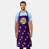 Tablier Motif et message Halloween (Porté)