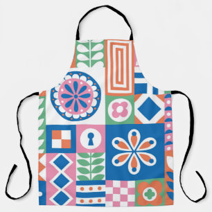 Tablier Motif ethnique sans couture. Impression artistique