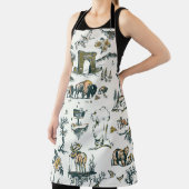 Tablier Motif faunique du parc national Yellowstone (Insitu)