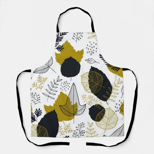 Tablier motif feuille (Recto)