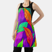 Tablier Motif Feuille coloré Neon Ethereal (Insitu)