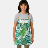 Tablier Motif Feuille de la forêt tropicale. (Insitu)