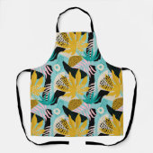 Tablier Motif Feuille de la forêt tropicale tropicale (Recto)