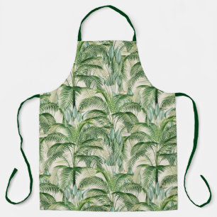 Tablier Motif Feuille de palme de feuillage tropical