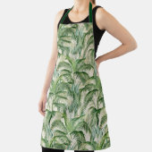 Tablier Motif Feuille de palme de feuillage tropical (Insitu)