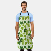 Tablier Motif Feuille de raisins et de raisins (Porté)