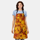 Tablier Motif Feuille d'Érable-25877 (Porté)