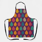 Tablier Motif Feuilles d'automne (Recto)