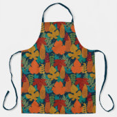 Tablier Motif Feuilles d'automne (Recto)