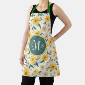 Tablier Motif Fleur de marguerite jaune (Insitu)