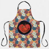 Tablier motif fleur partout (Recto)