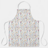 Tablier Motif Fleur sauvage d'été (Recto)