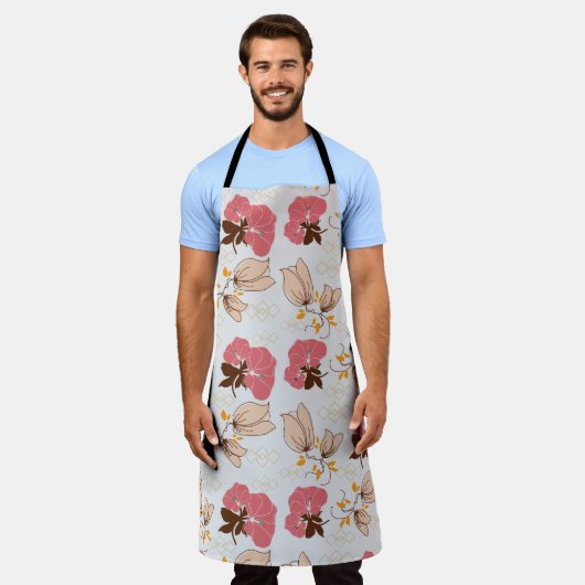 Tablier Motif FLEURS (Porté)