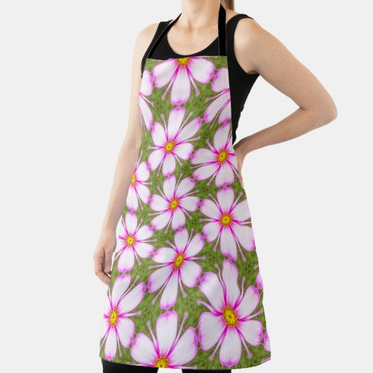 Tablier Motif Fleurs Cosmos (Insitu)