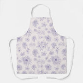 Tablier Motif fleurs violettes (Recto)