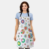 Tablier Motif floral (Porté)