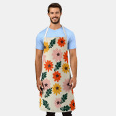 Tablier Motif floral (Porté)