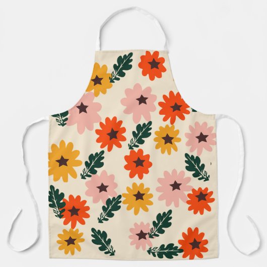 Tablier Motif floral (Recto)