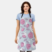 Tablier Motif floral (Porté)