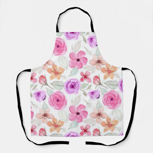 Tablier Motif floral (Recto)