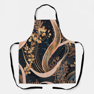 Tablier motif floral Abstrait, pois, vignes