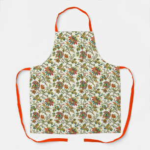 Tablier Motif floral automnal élégant