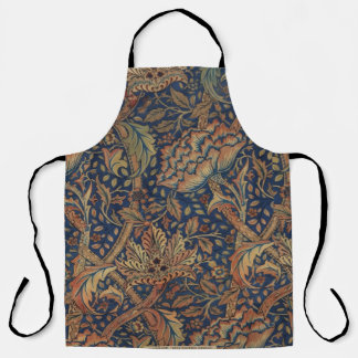 Tablier Motif floral broderie vintage windrush Morris
