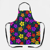 Tablier Motif floral coloré (Recto)