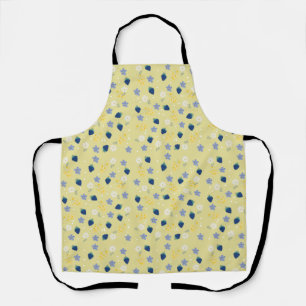 Tablier Motif floral de fleurs sauvages et de mûres