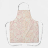 Tablier Motif floral de pivoine rose (Recto)