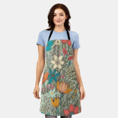 Tablier Motif floral de printemps (Porté)