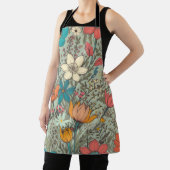 Tablier Motif floral de printemps (Insitu)