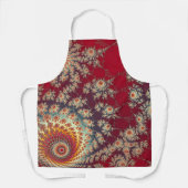 Tablier Motif floral en spirale (Recto)