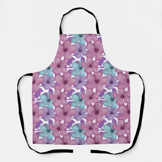 Tablier Motif Floral Pastel (Recto)