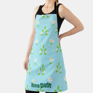 Tablier Motif floral printanier minimaliste
