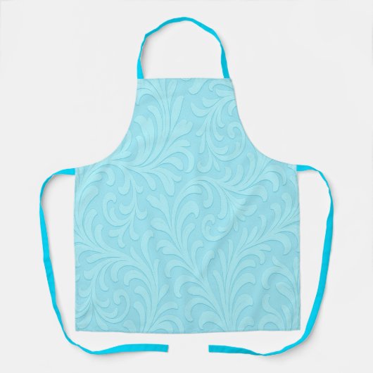 Tablier motif floral rétro (Recto)