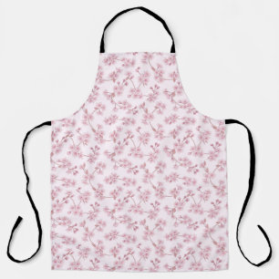 Tablier Motif floral sans couture de fleurs de cerisier ro