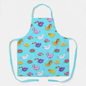 Tablier Motif flottant de la piscine d'été (Recto)