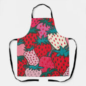 Tablier Motif Fraise (Recto)