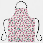 Tablier Motif fraise rose (Recto)