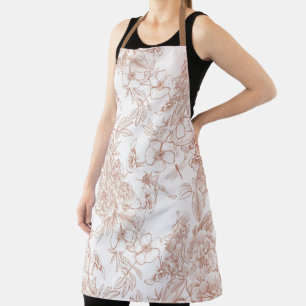 Tablier Motif français vintage Toile-De-Jouy