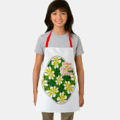 Tablier Motif frangipanier jaune (Insitu)