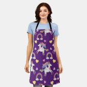 Tablier Motif Funny Unicorn Magique Cheval mignon (Porté)